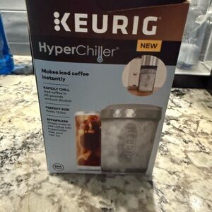 Keurig HyperChiller Iced Coffee Maker - Black and Silver. New in box